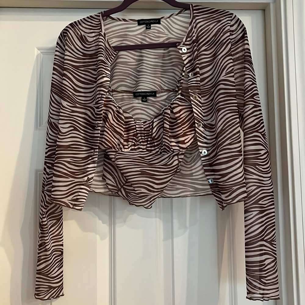 Bobbles and Lace two piece set